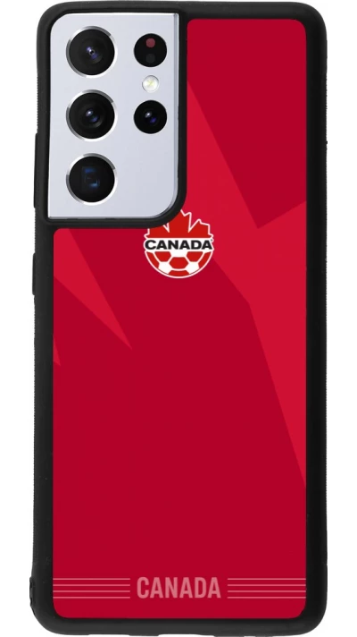 Samsung Galaxy S21 Ultra 5G Case Hülle - Silikon schwarz Kanada 2026 personalisierbares Fussballtrikot