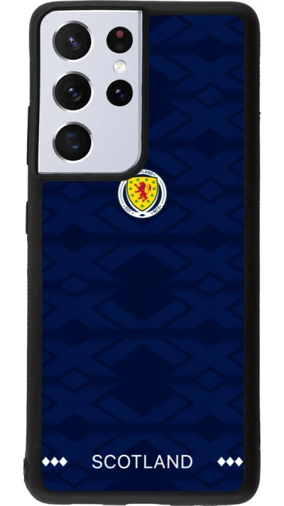 Samsung Galaxy S21 Ultra 5G Case Hülle - Silikon schwarz Schottland 2026 personalisierbares Fussballtrikot