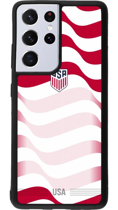 Samsung Galaxy S21 Ultra 5G Case Hülle - Silikon schwarz Vereinigten Staaten 2026 personalisierbares Fussballtrikot