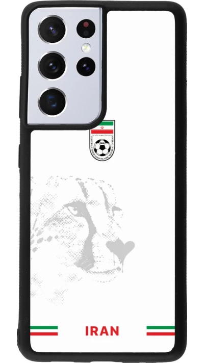 Samsung Galaxy S21 Ultra 5G Case Hülle - Silikon schwarz Iran 2026 personalisierbares Fussballtrikot