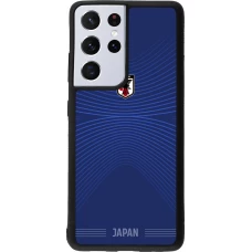 Samsung Galaxy S21 Ultra 5G Case Hülle - Silikon schwarz Japan 2026 personalisierbares Fussballtrikot