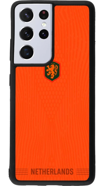 Samsung Galaxy S21 Ultra 5G Case Hülle - Silikon schwarz Niederlande 2026 personalisierbares Fussballtrikot