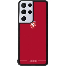 Samsung Galaxy S21 Ultra 5G Case Hülle - Silikon schwarz Tschechische Republik 2026 personalisierbares Fussballtrikot