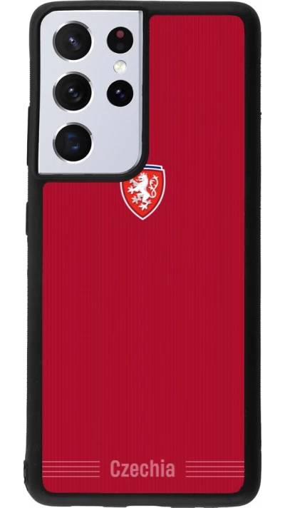 Samsung Galaxy S21 Ultra 5G Case Hülle - Silikon schwarz Tschechische Republik 2026 personalisierbares Fussballtrikot
