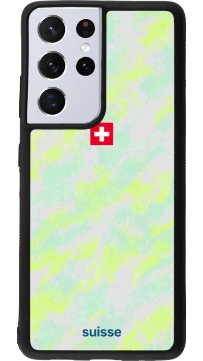 Samsung Galaxy S21 Ultra 5G Case Hülle - Silikon schwarz Schweiz Away 2026 personalisierbares Fussballtrikot