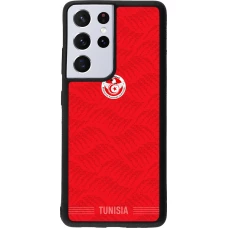 Samsung Galaxy S21 Ultra 5G Case Hülle - Silikon schwarz Tunesien 2026 personalisierbares Fussballtrikot