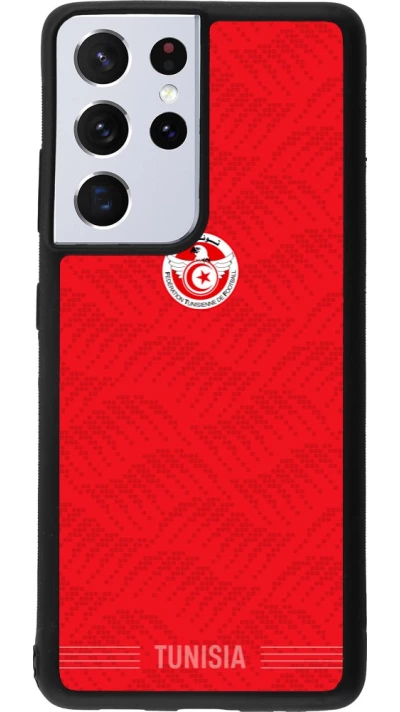 Samsung Galaxy S21 Ultra 5G Case Hülle - Silikon schwarz Tunesien 2026 personalisierbares Fussballtrikot