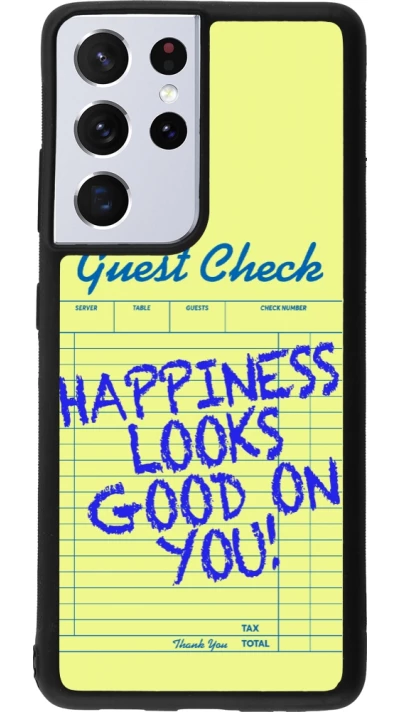 Samsung Galaxy S21 Ultra 5G Case Hülle - Silikon schwarz Guest check 2026