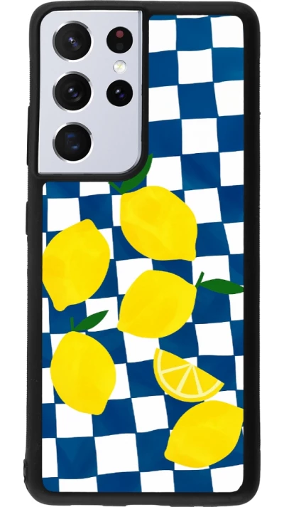 Samsung Galaxy S21 Ultra 5G Case Hülle - Silikon schwarz Illustration lemons 2026