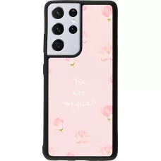 Samsung Galaxy S21 Ultra 5G Case Hülle - Silikon schwarz Mom 2023 your are magical