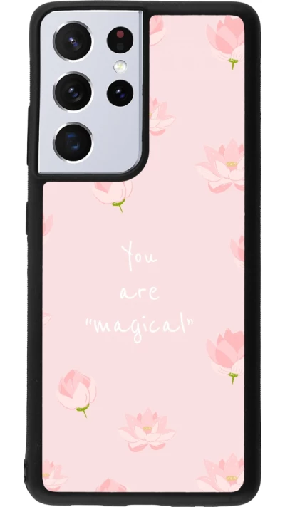 Samsung Galaxy S21 Ultra 5G Case Hülle - Silikon schwarz Mom 2023 your are magical