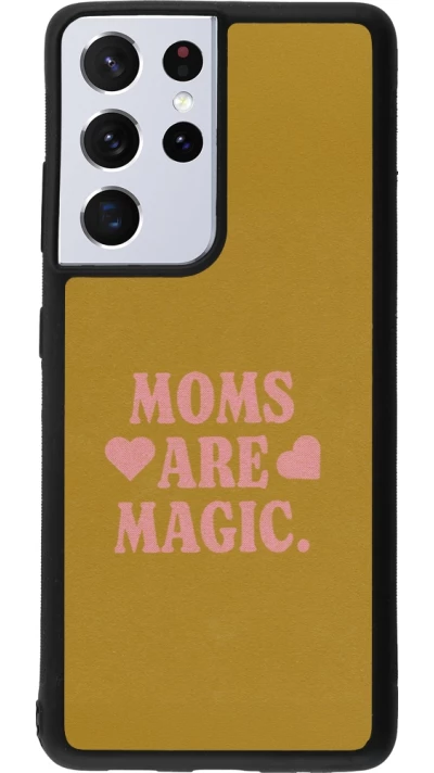 Samsung Galaxy S21 Ultra 5G Case Hülle - Silikon schwarz Mom 2026 Are Magic