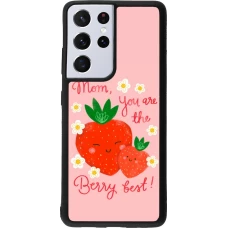Samsung Galaxy S21 Ultra 5G Case Hülle - Silikon schwarz Mom 2026 Berry best