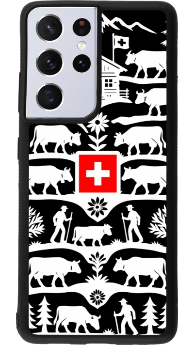 Samsung Galaxy S21 Ultra 5G Case Hülle - Silikon schwarz Poya Schweiz 3 schwarz
