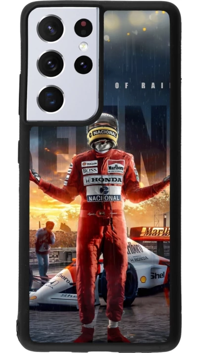 Samsung Galaxy S21 Ultra 5G Case Hülle - Silikon schwarz Senna The King of Rain