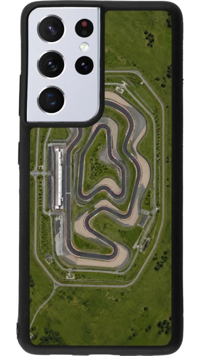 Coque Samsung Galaxy S21 Ultra 5G - Silicone rigide noir Sports 2026 Circuit