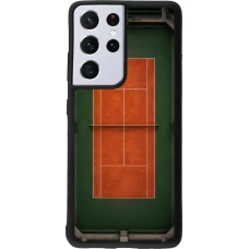 Coque Samsung Galaxy S21 Ultra 5G - Silicone rigide noir Sports 2026 Tennis