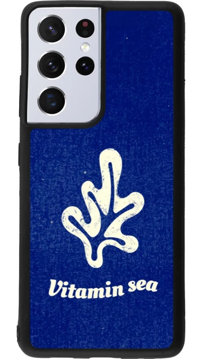 Samsung Galaxy S21 Ultra 5G Case Hülle - Silikon schwarz Vitamin sea Summer 2026
