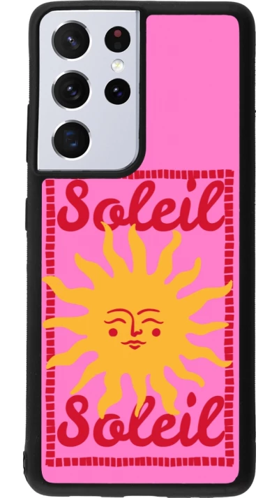 Samsung Galaxy S21 Ultra 5G Case Hülle - Silikon schwarz Sun sun 2026