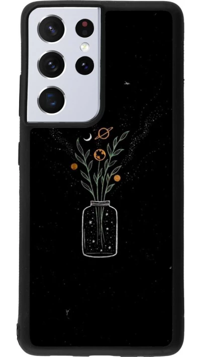 Coque Samsung Galaxy S21 Ultra 5G - Silicone rigide noir Vase black