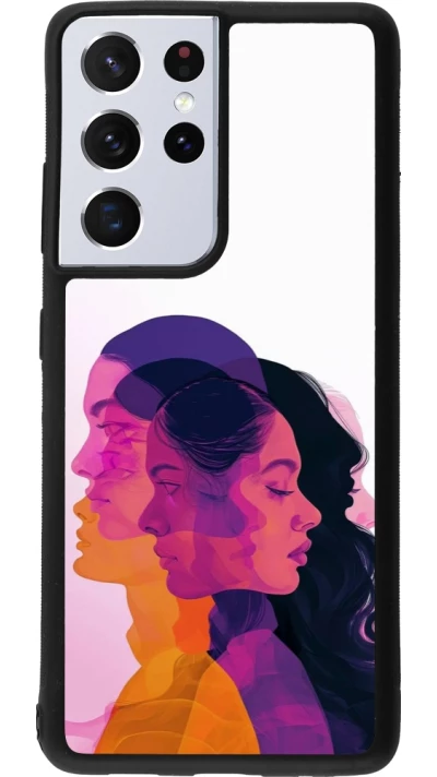 Samsung Galaxy S21 Ultra 5G Case Hülle - Silikon schwarz Womens day 2026 10