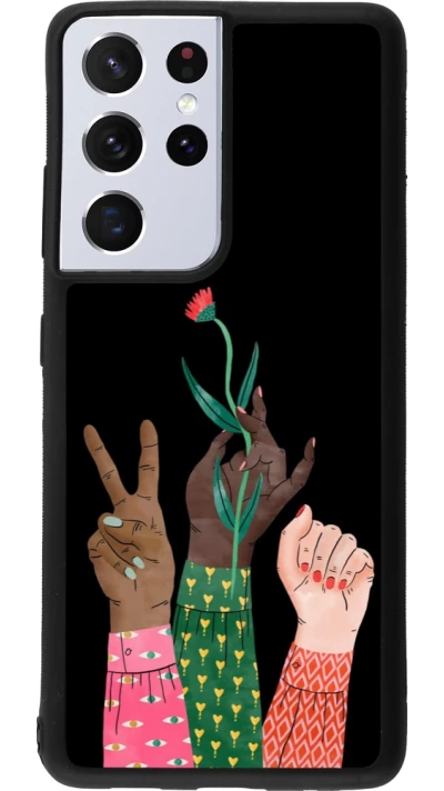 Samsung Galaxy S21 Ultra 5G Case Hülle - Silikon schwarz Womens day 2026 2