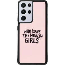Coque Samsung Galaxy S21 Ultra 5G - Silicone rigide noir Womens day 2026 3