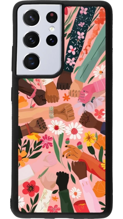 Samsung Galaxy S21 Ultra 5G Case Hülle - Silikon schwarz Womens day 2026 8