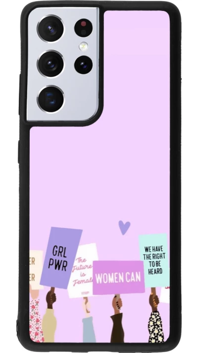 Samsung Galaxy S21 Ultra 5G Case Hülle - Silikon schwarz Womens day 2026 9