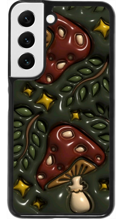 Coque Samsung Galaxy S22 - Autumn 26 3D mushrooms