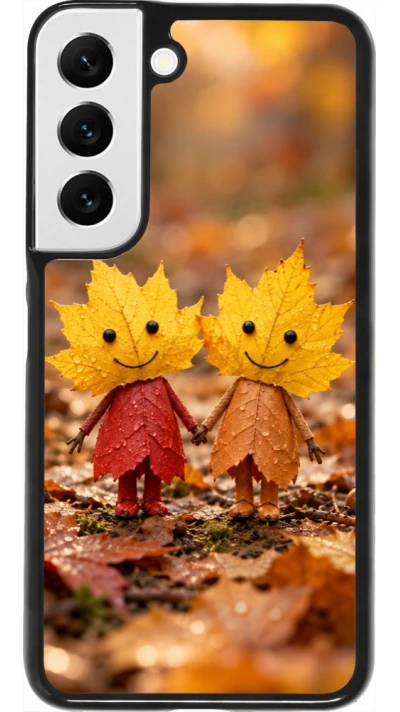 Coque Samsung Galaxy S22 - Autumn 26 Couple of leaves