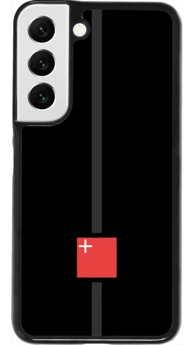 Samsung Galaxy S22 Case Hülle - Kanton SZ schwarz