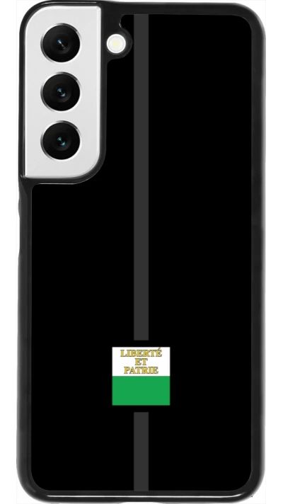 Samsung Galaxy S22 Case Hülle - Kanton VD schwarz