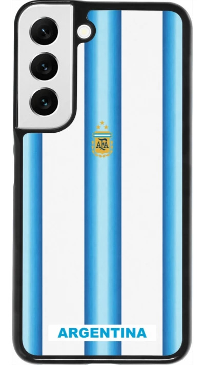 Coque Samsung Galaxy S22 - Maillot de football Argentine 2026 personnalisable