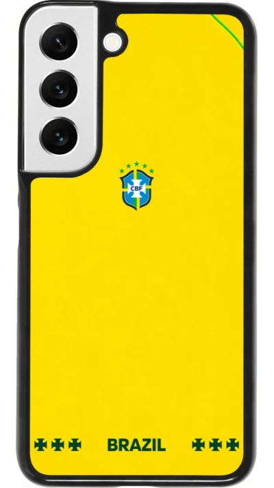 Coque Samsung Galaxy S22 - Maillot de football Bresil 2026 personnalisable