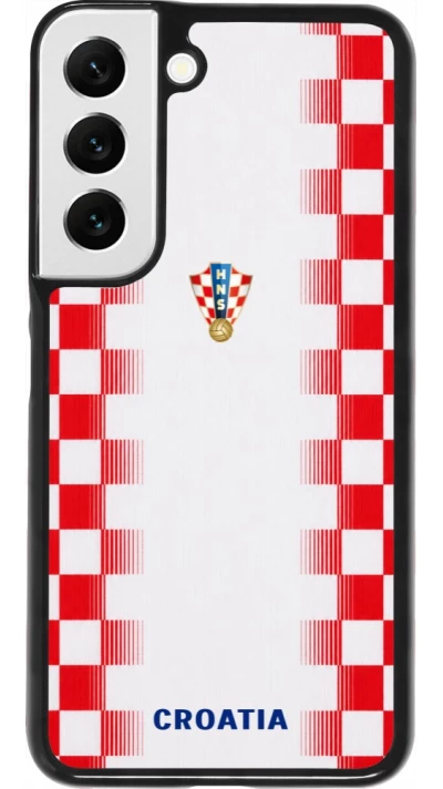 Samsung Galaxy S22 Case Hülle - Kroatien 2026 personalisierbares Fussballtrikot