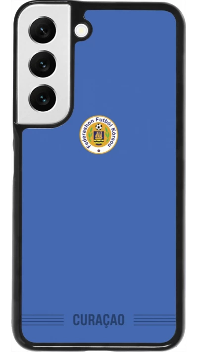 Coque Samsung Galaxy S22 - Maillot de football Curaçao 2026 personnalisable