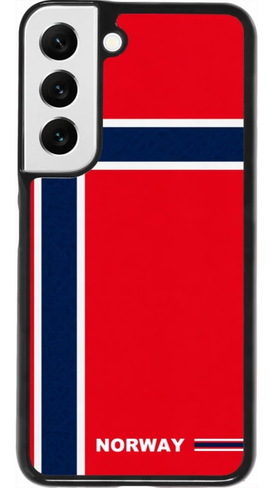 Samsung Galaxy S22 Case Hülle - Norwegen 2026 personalisierbares Fussballtrikot