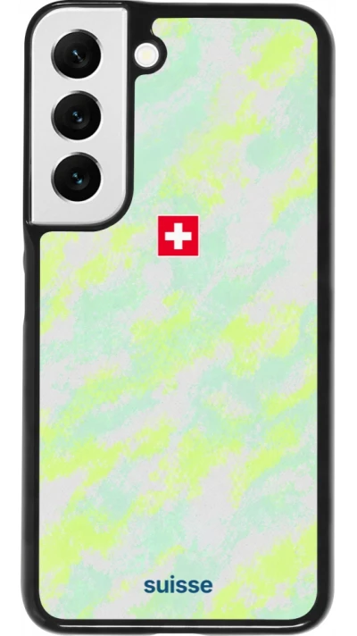 Samsung Galaxy S22 Case Hülle - Schweiz Away 2026 personalisierbares Fussballtrikot