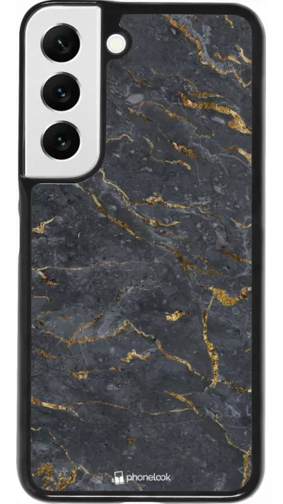 Coque Samsung Galaxy S22 - Grey Gold Marble