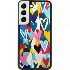 Coque Samsung Galaxy S22 - Joyful Hearts