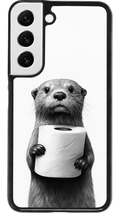 Samsung Galaxy S22 Case Hülle - Otter Toilettenpapier