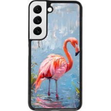 Coque Samsung Galaxy S22 - Paint Flamingo