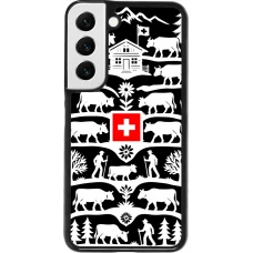 Coque Samsung Galaxy S22 - Poya Suisse 3 noir