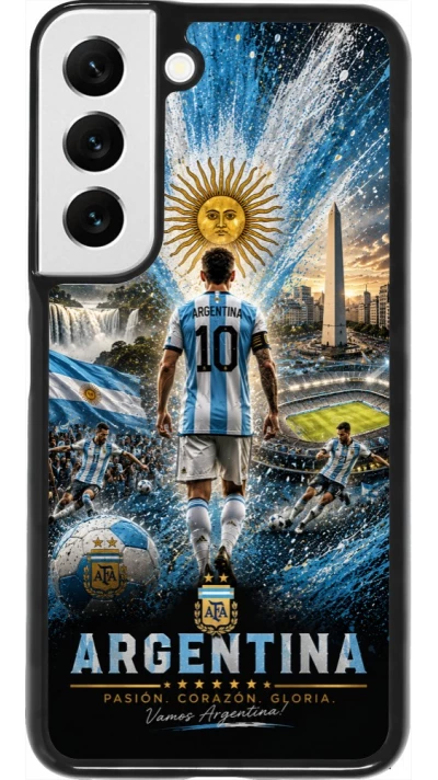 Coque Samsung Galaxy S22 - Football Argentine splash 2026