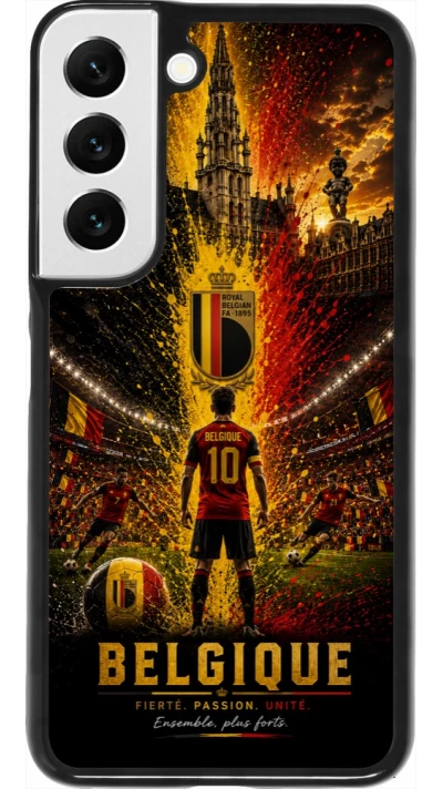 Coque Samsung Galaxy S22 - Football Belgique splash 2026