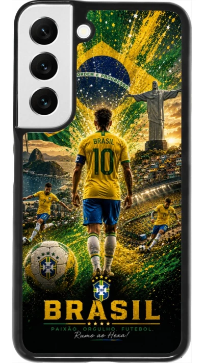 Coque Samsung Galaxy S22 - Football Brésil splash 2026