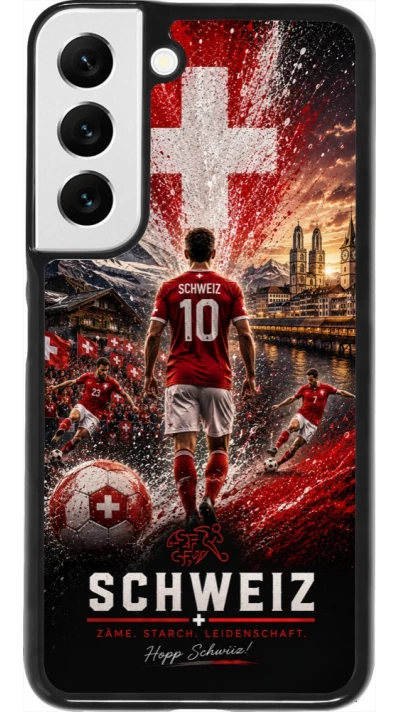 Coque Samsung Galaxy S22 - Football Schweiz splash 2026