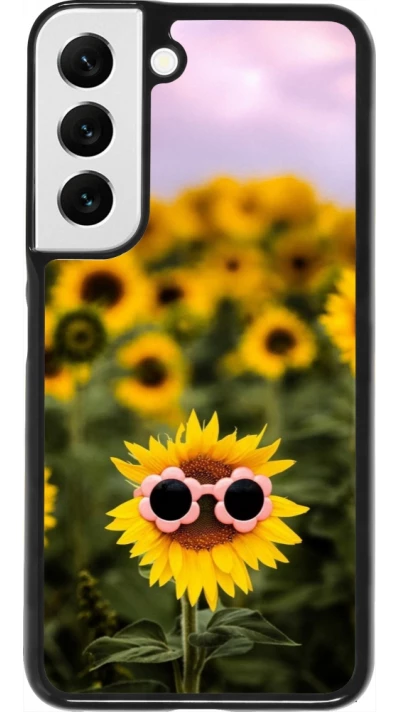 Coque Samsung Galaxy S22 - Sunflower with glasses Spring 2026