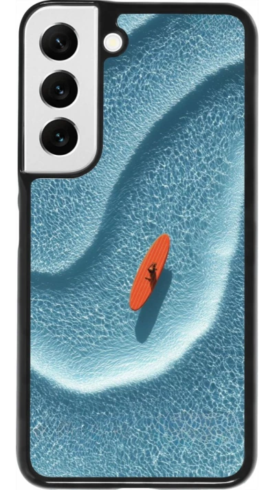 Coque Samsung Galaxy S22 - Orange surf Summer 2026